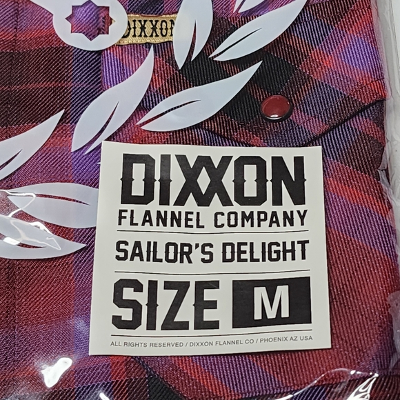 DIXXON FLANNEL - SAILOR'S DELIGHT Flannel Shirt - Men's Medium - Picture 8 of 12